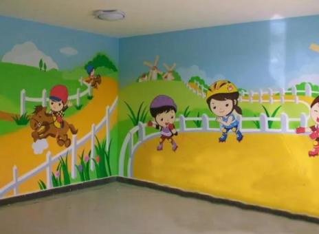 衡南幼儿园墙体彩绘制作流程及注意事项