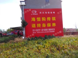 衡南农村墙体广告给农村人民带来方便