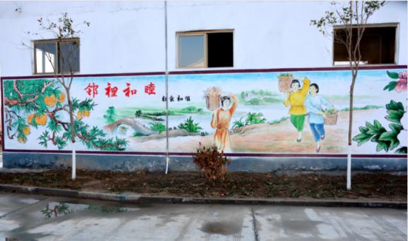 衡南乡镇文化墙 乡风文明焕发新活力